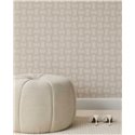 Eijffinger|Elegant wicker mosaic wallpaper|Riviera Maison