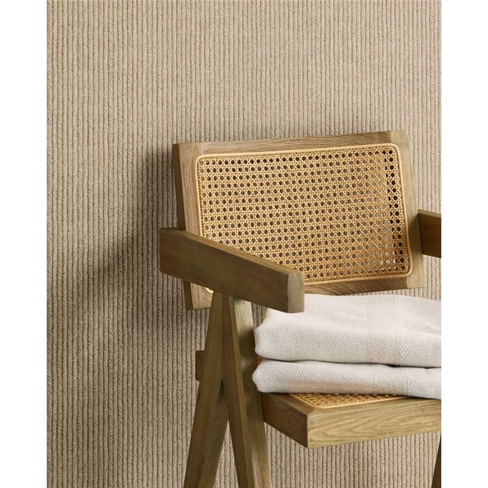 Eijffinger|Papel pintado colonial fibra vegetal de cestería|Riviera Maison