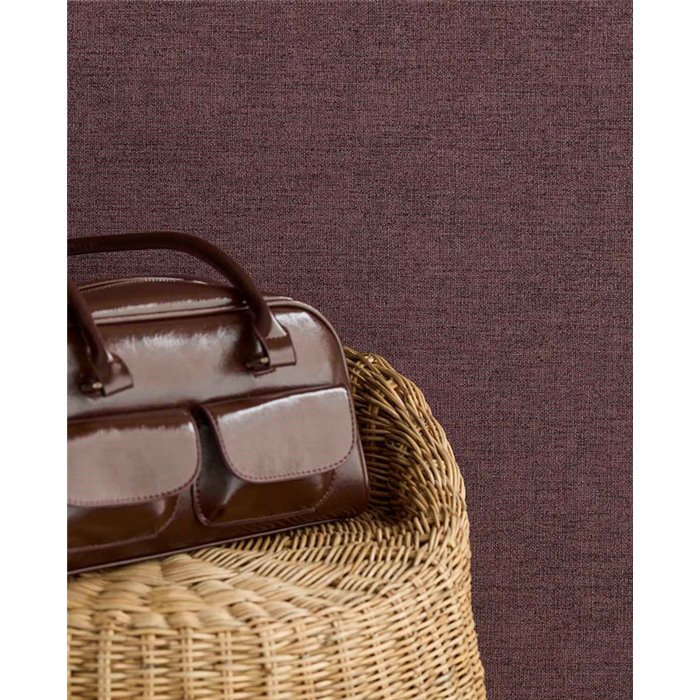 Papel pintado lino color berenjena - Eijffinger Riviera Maison 350593