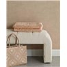 Eijffinger|Japandi linen wallpaper in sand beige|Riviera Maison