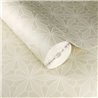 Geometric off-white oriental stained glass wallpaper - Eijffinger Gilded 340140