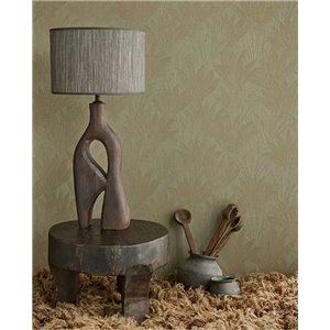 Blue and beige coral wallpaper on white background - Casadeco Seaside 83979122 2