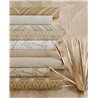 Modern glossy beige herringbone wood wallpaper - Eijffinger Gilded 340161