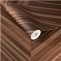 Modern glossy copper brown herringbone wood wallpaper - Eijffinger Gilded 340163