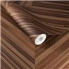 Modern glossy copper brown herringbone wood wallpaper - Eijffinger Gilded 340163