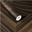 Modern glossy brown herringbone wood wallpaper - Eijffinger Gilded 340165