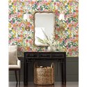 Large flower wallpaper bright colours - Eijffinger Rifle Paper RI5119