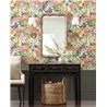 Large flower wallpaper bright colours - Eijffinger Rifle Paper RI5119