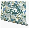 Papel pintado flores vintage tonos pastel azules - Eijffinger Rifle Paper RI5120