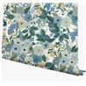 Papel pintado flores vintage tonos pastel azules - Eijffinger Rifle Paper RI5120