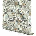 Romantic large flower wallpaper neutral tones - Eijffinger Rifle Paper RI5121