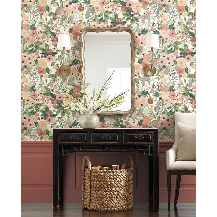 Vintage bouquet flower wallpaper multicolor - Eijffinger Rifle Paper RI5122