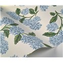 Hydrangea flower wallpaper blue white - Eijffinger Rifle Paper RI5143