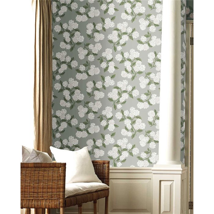 Papier peint fleurs romantiques tons neutres - Eijffinger Rifle Paper RI5144