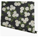 Papier peint classique fleurs fond noir - Eijffinger Rifle Paper RI5146