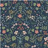 Scandinavian wildflower wallpaper blue - Eijffinger Rifle Paper RI5154