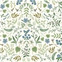 Botanical small flower wallpaper white - Eijffinger Rifle Paper RI5155
