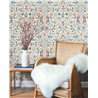 Scandinavian floral wallpaper multicolor - Eijffinger Rifle Paper RI5157