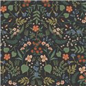 Vintage botanical wallpaper black - Eijffinger Rifle Paper RI5158