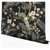 Elegant floral peacock wallpaper black - Eijffinger Rifle Paper RI5170
