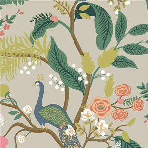 Papier peint fleurs romantiques tons neutres - Eijffinger Rifle Paper RI5144