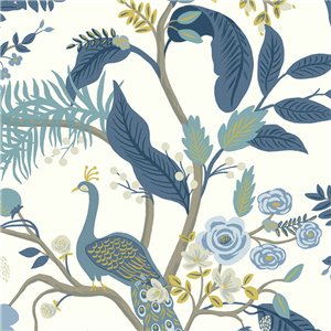 Large flower wallpaper bright colours - Eijffinger Rifle Paper RI5119