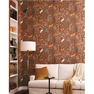 Floral design wallpaper with animals - Eijffinger Rifle Paper RP7305 2