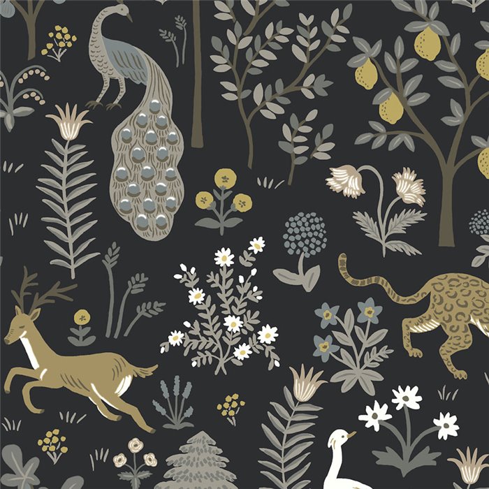 Papel pintado artístico de flores y fauna - Eijffinger Rifle Paper RP7302