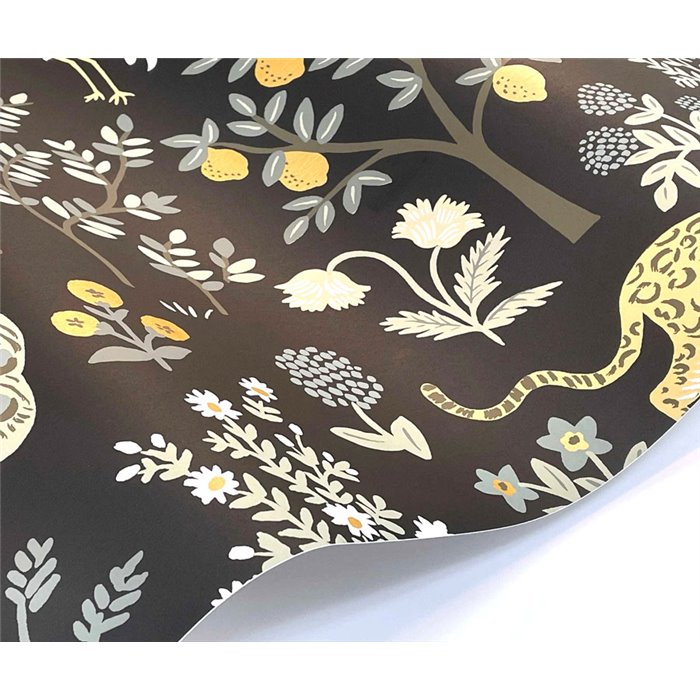 Künstlerische Tapete mit Blumen und Fauna - Eijffinger Rifle Paper RP7302