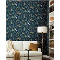 Decorative wallpaper with flowers and fauna - Eijffinger Rifle Paper RP7304