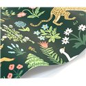 Papier peint floral illustré avec animaux - Eijffinger Rifle Paper RP7306