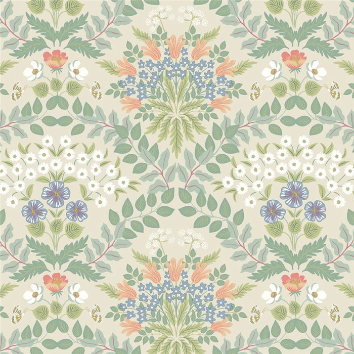 Tapete mit kleinen Blumen für Schlafzimmer - Eijffinger Rifle Paper RP7321