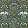 Papel pintado de flores pequeñas verde - Eijffinger Rifle Paper RP7322