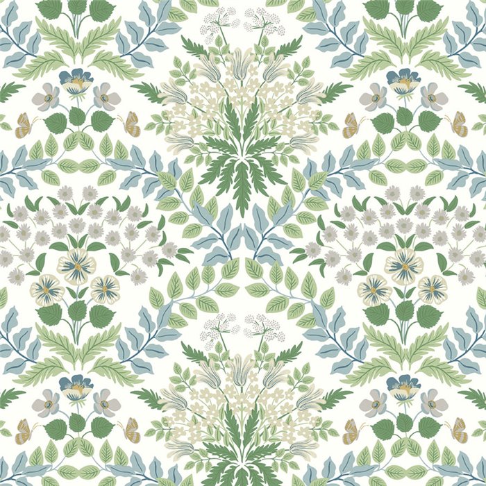 Classic wallpaper with small flowers - Eijffinger Rifle Paper RP7323
