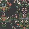 Papier peint floral illustré romantique fond sombre - Eijffinger Rifle Paper RP7329