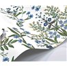 Papier peint floral illustré dans des tons bleus - Eijffinger Rifle Paper RP7330