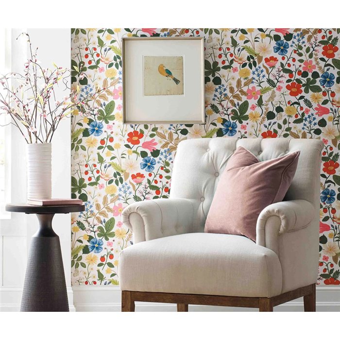 Papel pintado flores de campo blanco - Eijffinger Rifle Paper RP7354