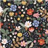 Black vintage floral wallpaper - Eijffinger Rifle Paper RP7355