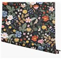 Papel pintado floral vintage negro - Eijffinger Rifle Paper RP7355