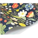 Multicolor blue romantic floral wallpaper - Eijffinger Rifle Paper RP7358