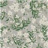 Papel pintado romántico de flores pequeñas gris - Eijffinger Rifle Paper RP7383