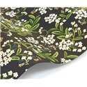 Romantic small flower wallpaper black - Eijffinger Rifle Paper RP7384