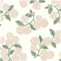 Romantic hydrangea flower wallpaper white - Eijffinger Rifle Paper RP7393