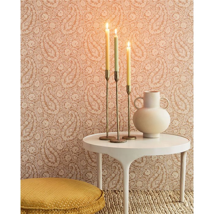 Persian cashmere paisley wallpaper in beige - Eijffinger Amber 350651