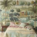 Oriental tropical palace garden wall mural - Eijffinger Amber 350680