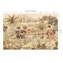 Oriental landscape wall mural with palace garden - Eijffinger Amber 350681
