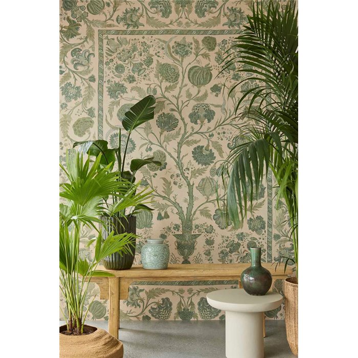 Mural de pared árbol de la vida con impresionante efecto tapiz - Eijffinger Amber 350687