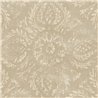 Papel pintado patrón arabesco beige - Eijffinger Amber 350620
