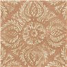 Arabesque ornamental motif wallpaper in terracotta - Eijffinger Amber 350622