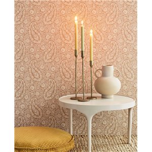 Papel pintado de flores grandes estilo indio terracota - Eijffinger Amber 350612 2